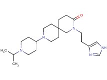 2-[2-(1H-imidazol-4-yl)ethyl]-9-(1-isopropylpiperidin-4-yl)-2,9-diazaspiro[5.5]undecan-3-one