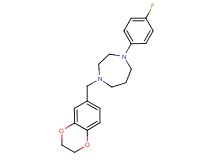 1-(2,3-dihydro-1,4-benzodioxin-6-ylmethyl)-4-(4-fluorophenyl)-1,4-diazepane
