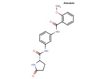 (2S)-N-{3-[(2-methoxybenzoyl)amino]phenyl}-5-oxopyrrolidine-2-carboxamide