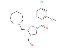 [(3R*,4R*)-4-(azepan-1-ylmethyl)-1-(4-chloro-2-methylbenzoyl)pyrrolidin-3-yl]methanol