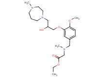 ethyl N-{3-[2-hydroxy-3-(4-methyl-1,4-diazepan-1-yl)propoxy]-4-methoxybenzyl}-N-methylglycinate