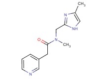 N-methyl-N-[(4-methyl-1H-imidazol-2-yl)methyl]-2-pyridin-3-ylacetamide