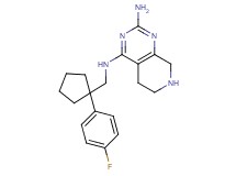 N~4~-{[1-(4-fluorophenyl)cyclopentyl]methyl}-5,6,7,8-tetrahydropyrido[3,4-d]pyrimidine-2,4-diamine