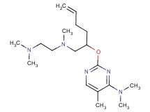 N-(2-{[4-(dimethylamino)-5-methylpyrimidin-2-yl]oxy}hex-5-en-1-yl)-N,N',N'-trimethylethane-1,2-diamine