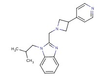 1-isobutyl-2-{[3-(4-pyridinyl)-1-azetidinyl]methyl}-1H-benzimidazole