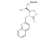 (4S)-4-isopropyl-3-(quinolin-2-ylmethyl)-1,3-oxazolidin-2-one