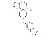 1'-(1,3-benzodioxol-5-ylmethyl)-5-methyl-1,5,6,7-tetrahydrospiro[imidazo[4,5-c]pyridine-4,4'-piperidine]