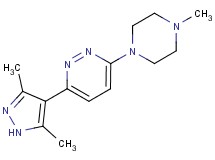 3-(3,5-dimethyl-1H-pyrazol-4-yl)-6-(4-methylpiperazin-1-yl)pyridazine
