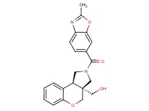 [(3aS*,9bS*)-2-[(2-methyl-1,3-benzoxazol-6-yl)carbonyl]-1,2,3,9b-tetrahydrochromeno[3,4-c]pyrrol-3a(4H)-yl]methanol