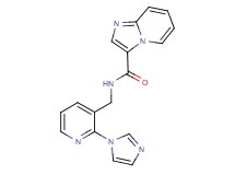 N-{[2-(1H-imidazol-1-yl)pyridin-3-yl]methyl}imidazo[1,2-a]pyridine-3-carboxamide