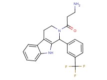(3-oxo-3-{1-[3-(trifluoromethyl)phenyl]-1,3,4,9-tetrahydro-2H-beta-carbolin-2-yl}propyl)amine hydrochloride