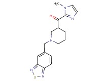 [1-(2,1,3-benzothiadiazol-5-ylmethyl)-3-piperidinyl](1-methyl-1H-imidazol-2-yl)methanone