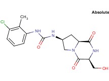 N-(3-chloro-2-methylphenyl)-N'-[(3S,7S,8aS)-3-(hydroxymethyl)-1,4-dioxooctahydropyrrolo[1,2-a]pyrazin-7-yl]urea