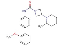 N-(2'-methoxybiphenyl-4-yl)-3-(2-methylpiperidin-1-yl)azetidine-1-carboxamide