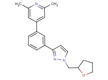 2,6-dimethyl-4-{3-[1-(tetrahydro-2-furanylmethyl)-1H-pyrazol-3-yl]phenyl}pyridine