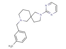 7-(3-methylbenzyl)-2-(2-pyrimidinyl)-2,7-diazaspiro[4.5]decane