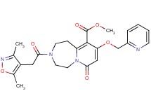 methyl 3-[(3,5-dimethyl-4-isoxazolyl)acetyl]-7-oxo-9-(2-pyridinylmethoxy)-1,2,3,4,5,7-hexahydropyrido[1,2-d][1,4]diazepine-10-carboxylate