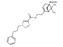 N-{2-[(1R,5S)-6,6-dimethylbicyclo[3.1.1]hept-2-en-2-yl]ethyl}-1-(3-phenylpropyl)-1H-1,2,3-triazole-4-carboxamide