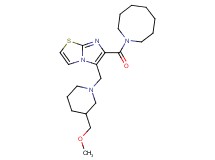 6-(1-azocanylcarbonyl)-5-{[3-(methoxymethyl)-1-piperidinyl]methyl}imidazo[2,1-b][1,3]thiazole