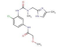 N-{4-chloro-3-[({methyl[(4-methyl-1H-imidazol-2-yl)methyl]amino}carbonyl)amino]phenyl}-2-methoxyacetamide