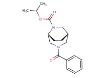 isopropyl (1S*,5R*)-3-benzoyl-3,6-diazabicyclo[3.2.2]nonane-6-carboxylate