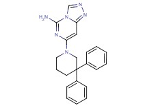 7-(3,3-diphenylpiperidin-1-yl)[1,2,4]triazolo[4,3-c]pyrimidin-5-amine