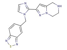 5-{[2-(4,5,6,7-tetrahydropyrazolo[1,5-a]pyrazin-2-yl)-1H-imidazol-1-yl]methyl}-2,1,3-benzothiadiazole dihydrochloride
