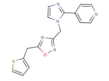 4-(1-{[5-(2-thienylmethyl)-1,2,4-oxadiazol-3-yl]methyl}-1H-imidazol-2-yl)pyridine