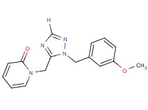 1-{[1-(3-methoxybenzyl)-1H-1,2,4-triazol-5-yl]methyl}pyridin-2(1H)-one