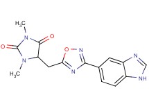 5-{[3-(1H-benzimidazol-5-yl)-1,2,4-oxadiazol-5-yl]methyl}-1,3-dimethyl-2,4-imidazolidinedione