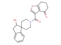 3-[(2-hydroxy-2,3-dihydro-1'H-spiro[indene-1,4'-piperidin]-1'-yl)carbonyl]-6,7-dihydro-1-benzofuran-4(5H)-one