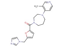 1-[5-(1H-imidazol-1-ylmethyl)-2-furoyl]-4-(3-methyl-4-pyridinyl)-1,4-diazepane