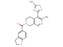 2-(2,3-dihydro-1-benzofuran-5-ylcarbonyl)-6-methyl-5-(5-methyl-1,2,4-oxadiazol-3-yl)-1,2,3,4-tetrahydro-2,7-naphthyridine