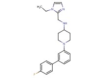 N-[(1-ethyl-1H-imidazol-2-yl)methyl]-1-(4'-fluoro-3-biphenylyl)-4-piperidinamine