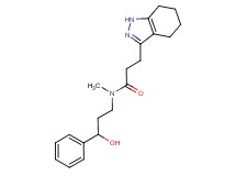 N-(3-hydroxy-3-phenylpropyl)-N-methyl-3-(4,5,6,7-tetrahydro-1H-indazol-3-yl)propanamide