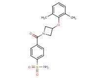 4-{[3-(2,6-dimethylphenoxy)-1-azetidinyl]carbonyl}benzenesulfonamide