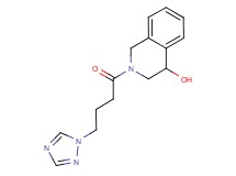 2-[4-(1H-1,2,4-triazol-1-yl)butanoyl]-1,2,3,4-tetrahydroisoquinolin-4-ol