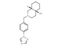 (4aS*,8aS*)-2-[4-(1H-1,2,4-triazol-1-yl)benzyl]octahydroisoquinolin-4a(2H)-ol