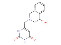 6-[(4-hydroxy-3,4-dihydroisoquinolin-2(1H)-yl)methyl]pyrimidine-2,4(1H,3H)-dione