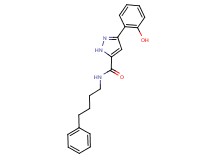 3-(2-hydroxyphenyl)-N-(4-phenylbutyl)-1H-pyrazole-5-carboxamide