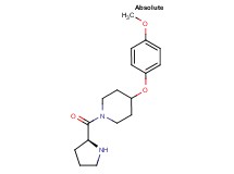 4-(4-methoxyphenoxy)-1-L-prolylpiperidine hydrochloride