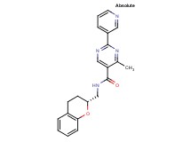 N-[(2R)-3,4-dihydro-2H-chromen-2-ylmethyl]-4-methyl-2-pyridin-3-ylpyrimidine-5-carboxamide
