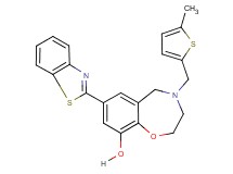 7-(1,3-benzothiazol-2-yl)-4-[(5-methyl-2-thienyl)methyl]-2,3,4,5-tetrahydro-1,4-benzoxazepin-9-ol