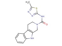 N-(5-methyl-1,3,4-thiadiazol-2-yl)-1,3,4,9-tetrahydro-2H-beta-carboline-2-carboxamide