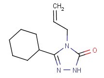 4-allyl-5-cyclohexyl-2,4-dihydro-3H-1,2,4-triazol-3-one