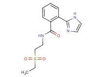 N-[2-(ethylsulfonyl)ethyl]-2-(1H-imidazol-2-yl)benzamide