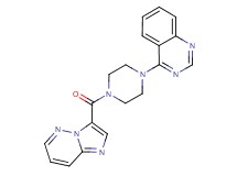 4-[4-(imidazo[1,2-b]pyridazin-3-ylcarbonyl)-1-piperazinyl]quinazoline