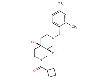 (4aR*,8aR*)-2-(cyclobutylcarbonyl)-7-(2,4-dimethylbenzyl)octahydro-2,7-naphthyridin-4a(2H)-ol