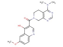 3-{[4-(dimethylamino)-5,8-dihydropyrido[3,4-d]pyrimidin-7(6H)-yl]carbonyl}-6-methoxy-4-quinolinol