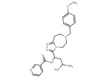 N-{1-[7-(4-methoxybenzyl)-6,7,8,9-tetrahydro-5H-[1,2,4]triazolo[4,3-d][1,4]diazepin-3-yl]-3-methylbutyl}nicotinamide